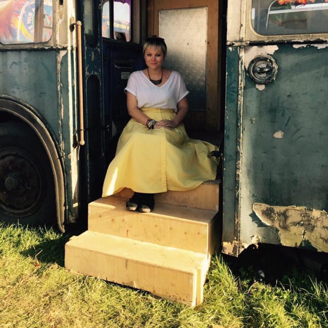 Louise De Winter Hosting Death Cafe At Bestival